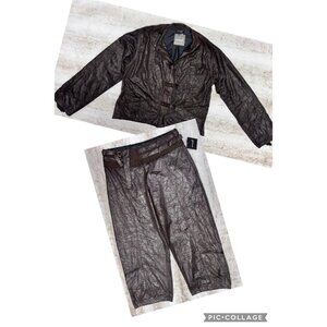ANIMALE FRANCE Jacket & Pants Designer Chic European Size 12 NWT